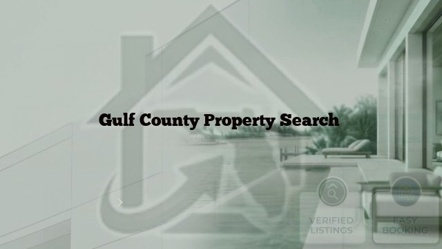 Gulf County Property Search