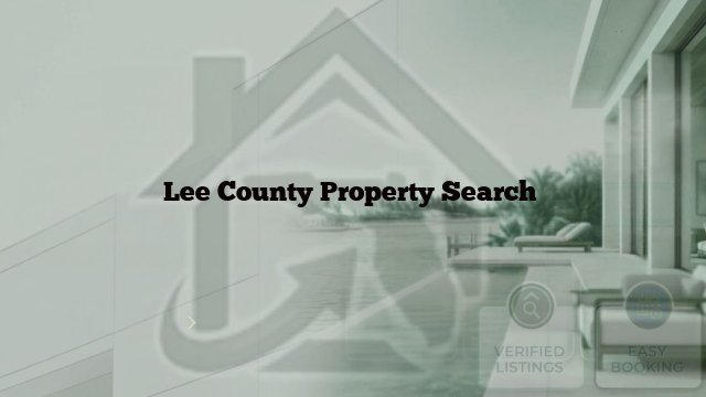 Lee County Property Search