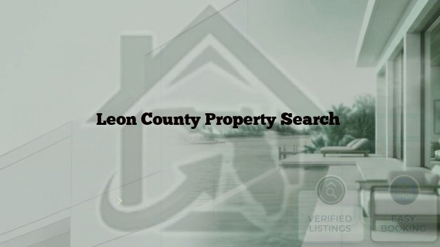 Leon County Property Search