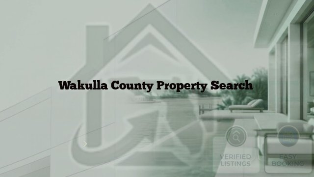 Wakulla County Property Search